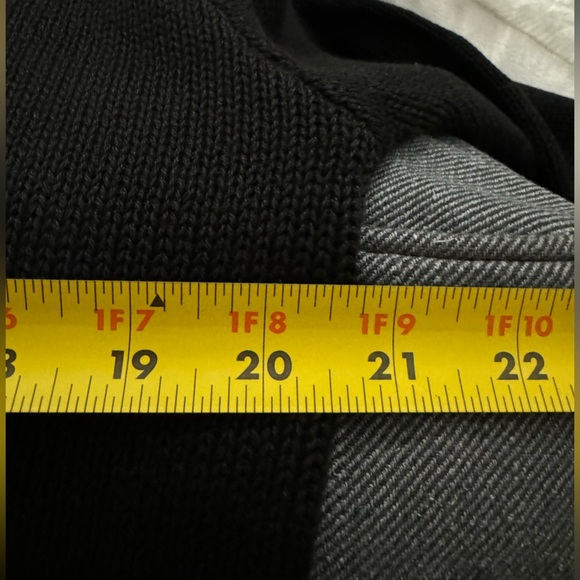 VTG 80’s Victoria Jones Embroidered Beaded Embellished Black Gold Cardigan Med - Picture 13 of 14